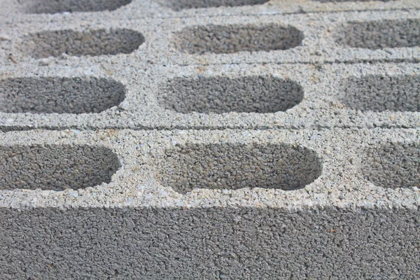 Concrete Block Texture White Brick Use Constuction — Stock Photo, Image
