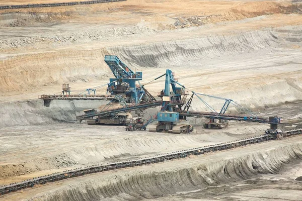 Open Pit Mining Coal — Stock Photo, Image