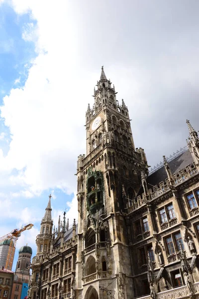 München Marienplatz Bajorország Városháza — Stock Fotó