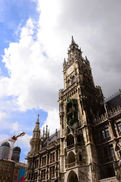 Rathaus München Marienplatz Bayern — Stockfoto