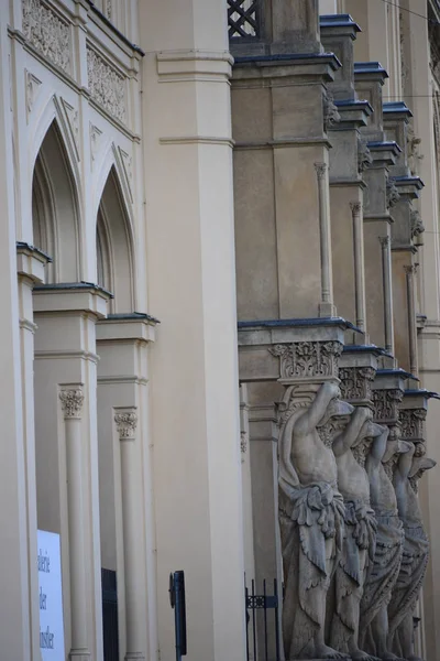 Vue Panoramique Sur Les Façades Munich Bavaria — Photo