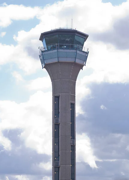 Torre Controle Tráfego Aéreo Aeroporto London Luton — Fotografia de Stock