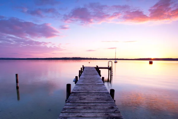 Lago Ainda Está Descansando — Fotografia de Stock