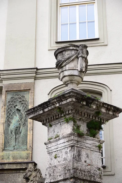 Stadtansichten Fassaden München Bayern — Stockfoto