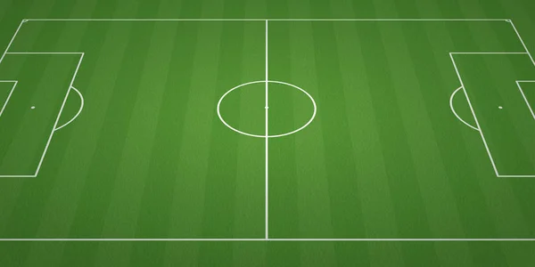 Campo Futebol Fundo Vetor Ilustração — Fotografia de Stock