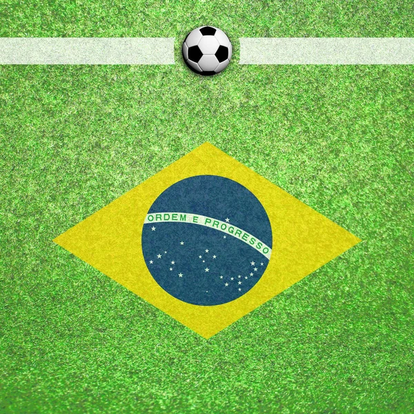 Jogo Futebol Bola Esporte — Fotografia de Stock