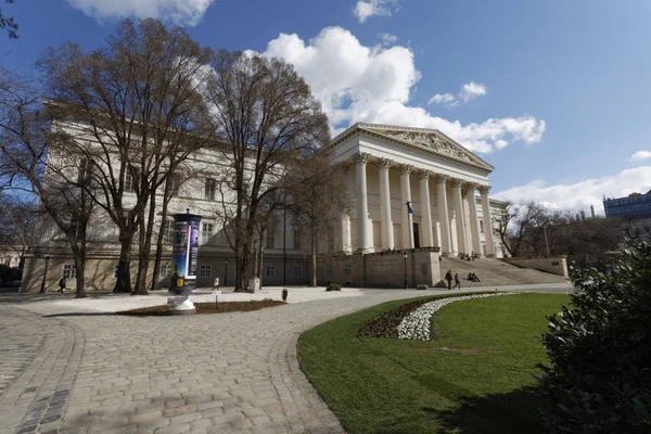 Magyar Nemzeti Múzeum Itt Budapest — Stock Fotó