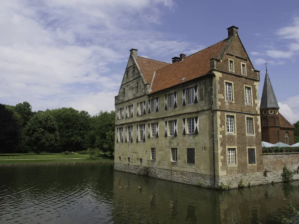 Vista Panorâmica Majestosa Arquitetura Medieval Castelo — Fotografia de Stock