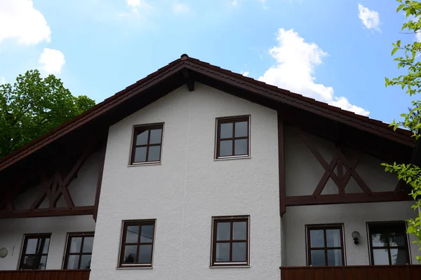 Malerischer Blick Auf Fassaden Bayern — Stockfoto