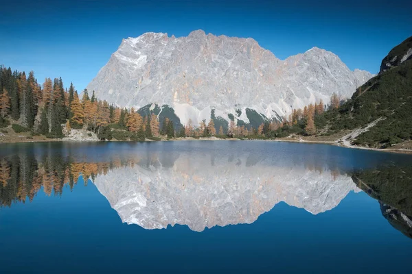 Final Outono Seebensee — Fotografia de Stock