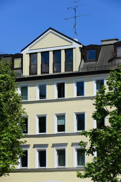Fasady Monachium Bawarii — Zdjęcie stockowe