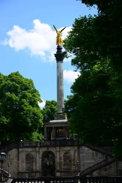 Anjo Paz Munich Bayern — Fotografia de Stock