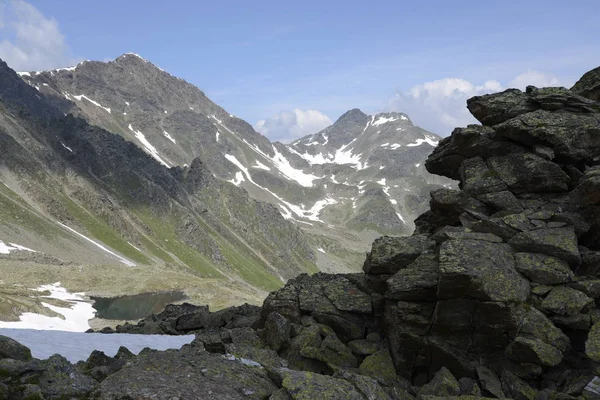 Vista Panorâmica Paisagem Majestosa Dos Alpes — Fotografia de Stock