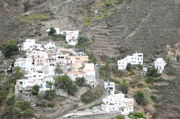 Très Petit Village Ancien Dans Les Îles Canaries Espagne — Photo