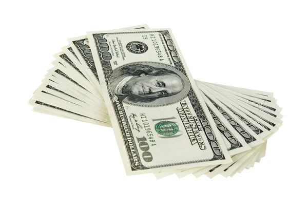 Money White Background — Stock Photo, Image