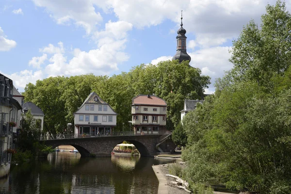 Domy Mostowe Bad Kreuznach — Zdjęcie stockowe