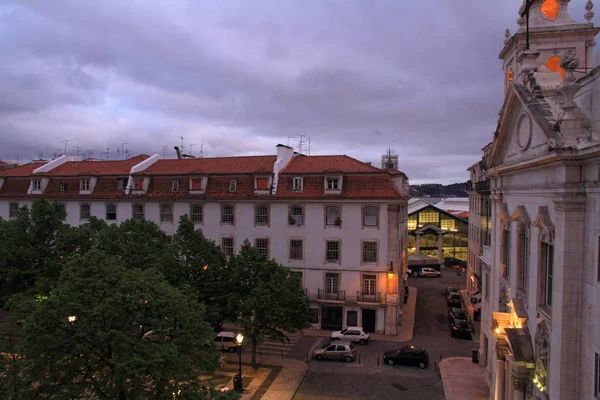 Igreja Paroquial São Paulo Zona Cais Sodre Lisboa Juntamente Com — Fotografia de Stock