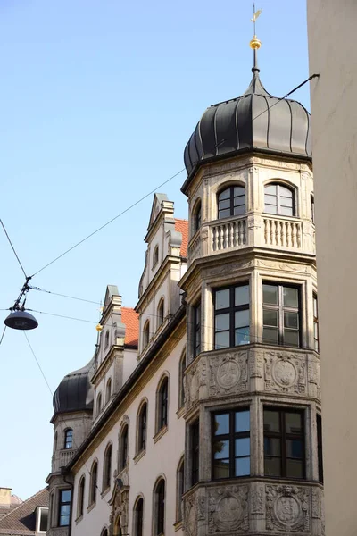 Vista Panorámica Las Fachadas Munich Bavaria — Foto de Stock