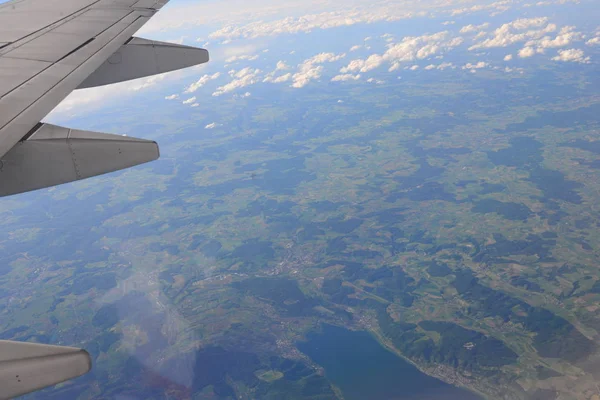 Naturskön Utsikt Över Landsbygden Selektivt Fokus — Stockfoto