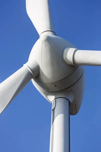 Produção Energia Turbina Eólica Energia Eólica — Fotografia de Stock