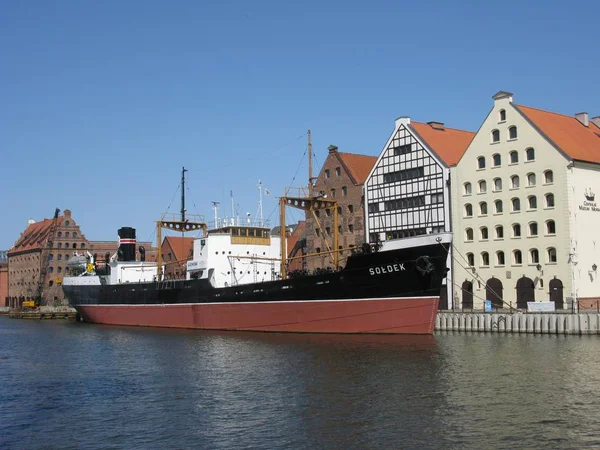 Magazyny Muzeumsschiffin Gdańsk Gdańsk — Zdjęcie stockowe