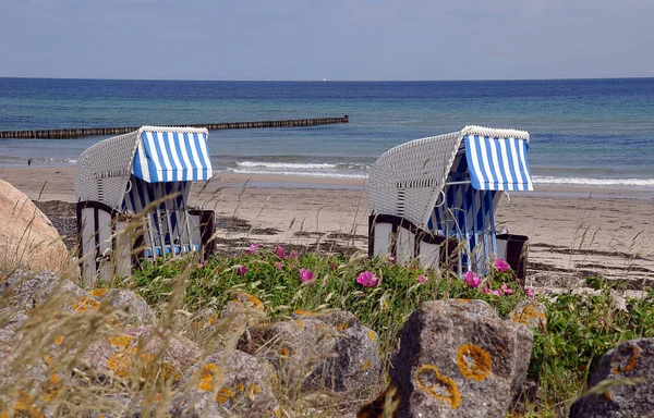 Beach Chairs Seaside Resort — Stock Photo, Image