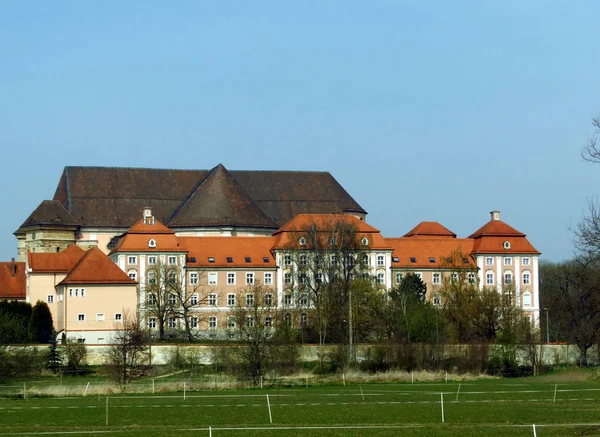 Kloostercomplex Bovenste Swabische Barokke Straat — Stockfoto