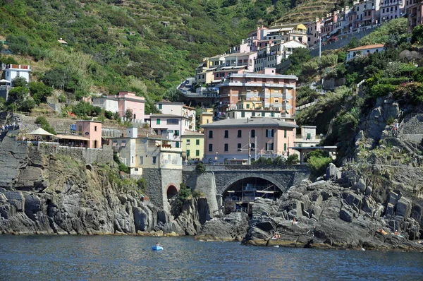 Riomaggiore Cinque Terre Italien — Stockfoto