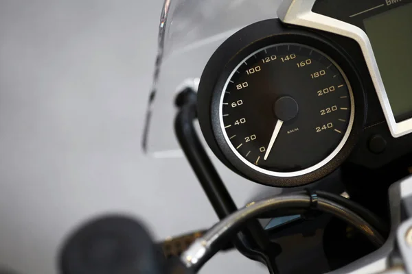 Detail Speedometer Motorcycle — Stock Photo, Image