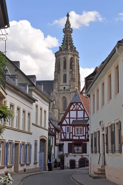 Meisenheim Met Kasteelkerk — Stockfoto