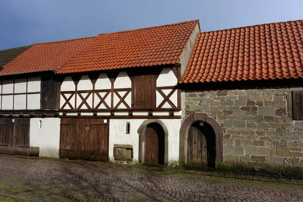 Baden Geldersheim Schweinfurt Megye Alsó Franconia Bajorország — Stock Fotó