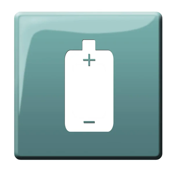 Battery Icon Electric Power — Stock Photo, Image