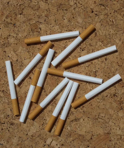 Cigarety Cigarety Stole — Stock fotografie