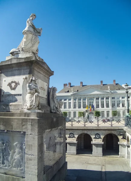 Miasto Bruksela Jest Największą Gminą Historycznym Centrum Regionu Stołecznego Brukseli — Zdjęcie stockowe