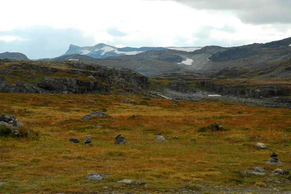 Noruega Sobre Paisagem Natural Fundo — Fotografia de Stock