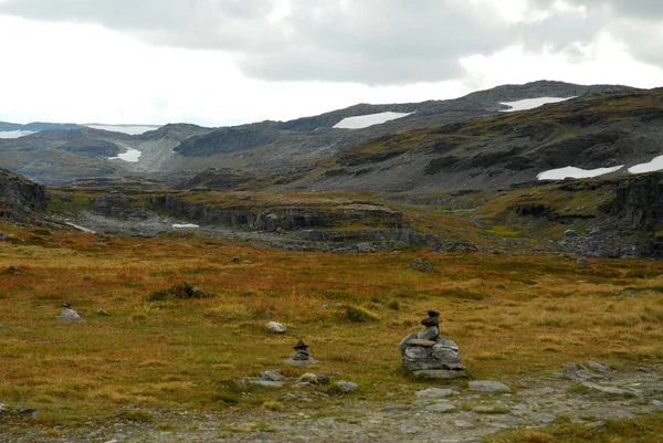 Norwegia Tle Krajobrazu — Zdjęcie stockowe