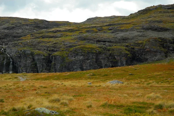 Norwegen Auf Naturlandschaft Hintergrund — Stockfoto