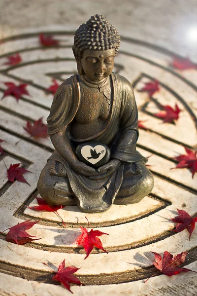 Buddhistisk Filosofi Buddha Figur — Stockfoto