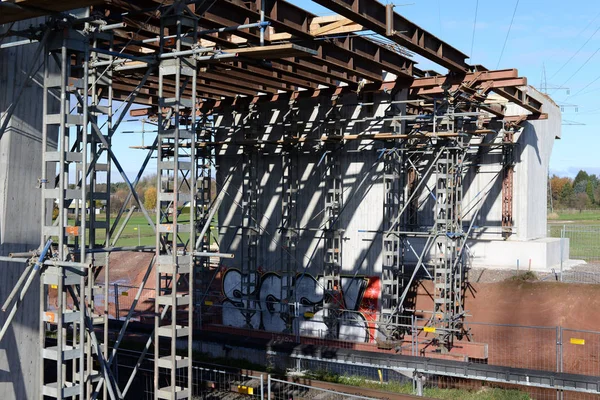 Szenischer Blick Auf Die Architektur Der Brückenkonstruktion — Stockfoto