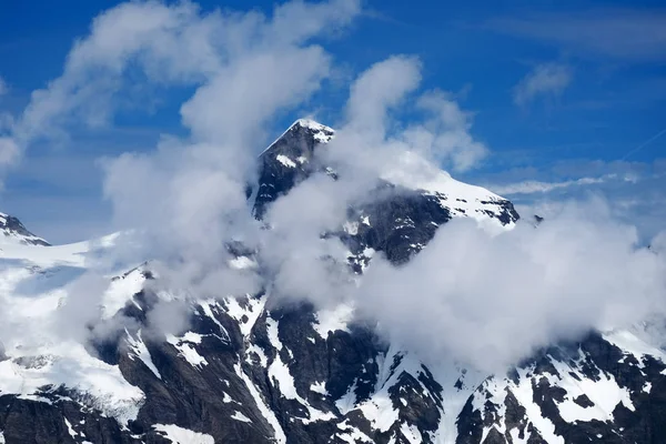 Alps Austrië Top Van Wiesbachhorn Met Wolken Hohentauern — Stockfoto