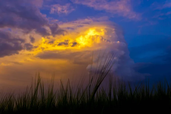Krásné Oblačné Nebe Pozadí — Stock fotografie
