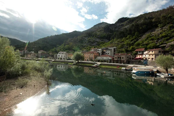 Europe Eastern Europe Balkans Montenegro Skadar Lake Landscape Rijeka Crnojevica — Stock Photo, Image