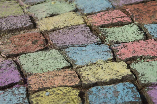 Cobblestone Road Stones Rocks Pattern Stock Image