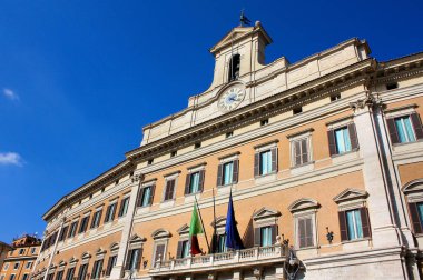 Palazzo Montecitorio in Rome clipart