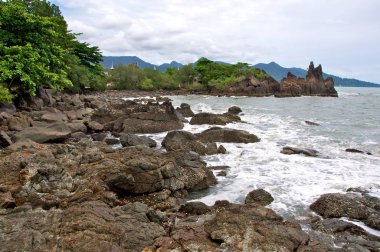 wild coast of koh chang clipart