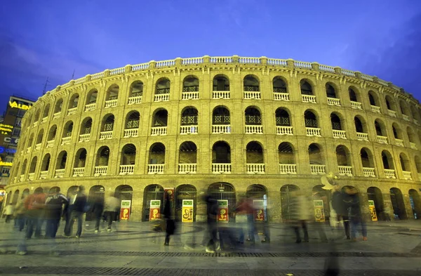 Das Stierkampfstadion Mit Der Plaza Toros Zentrum Von Valencia Spanien — Stockfoto