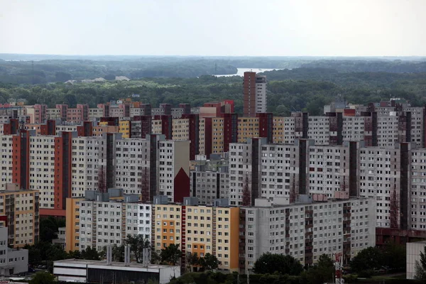 Schilderachtige Stadsgezicht Van Moderne Wolkenkrabbers Gevel — Stockfoto