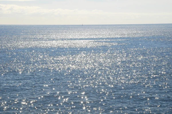 Modrá Voda Vlní Texturu Atlantském Oceánu — Stock fotografie