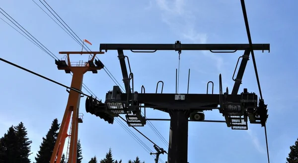 Wyciąg Krzesełkowy Gondola Oberwiesentahl — Zdjęcie stockowe