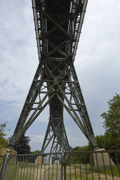 Ponte Ferroviária Perto Hochdonn Alemanha Schleswig Holstein Sobre Canal Kiel — Fotografia de Stock